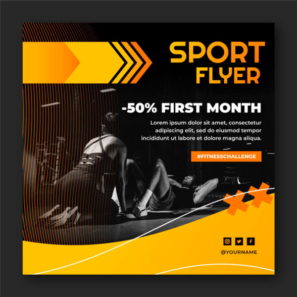 Plantilla Gimnasio Oferta Sport