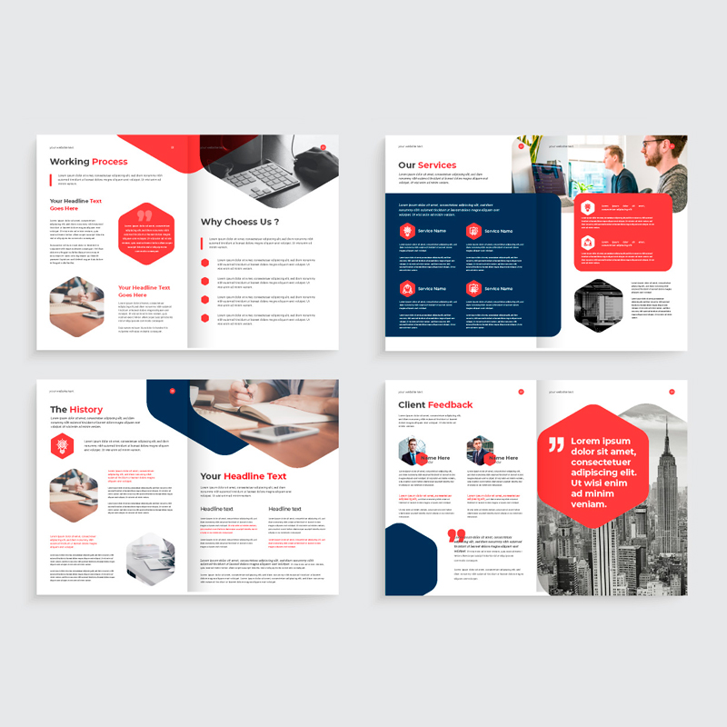 Brochure Corporativo Duotono