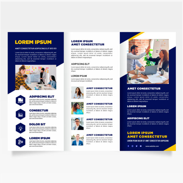 Brochure Tríptico para Empresa de Servicios