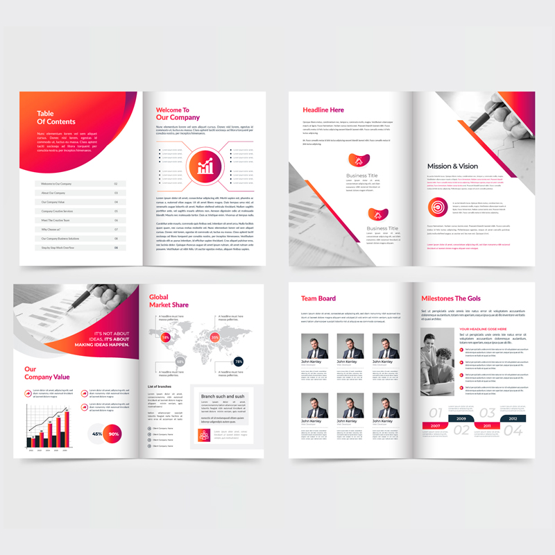 Folleto Comercial Elegante y Minimalista