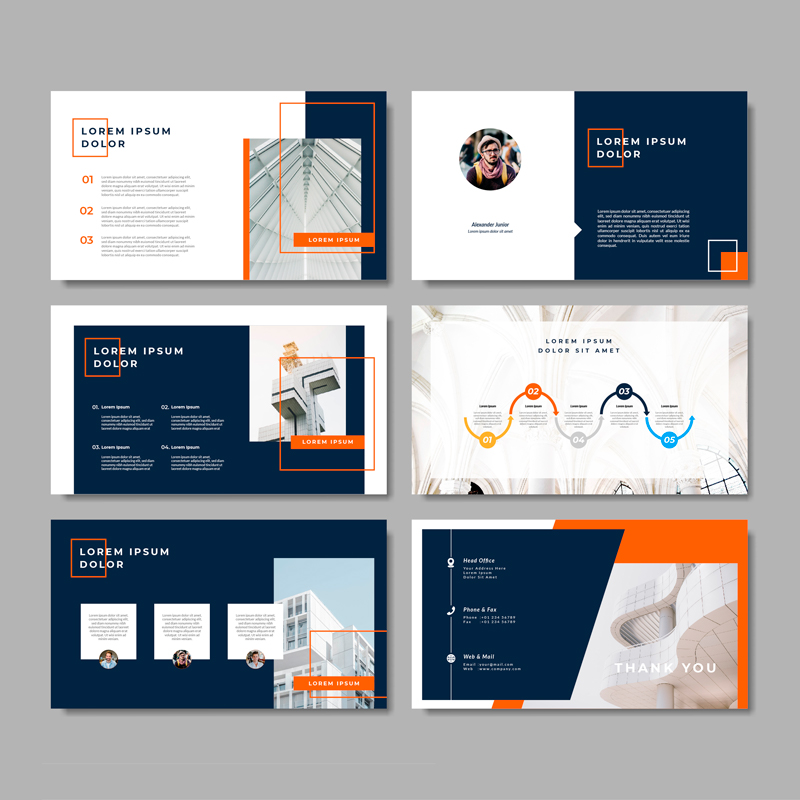 Presentación en diapositivas portafolio de servicios