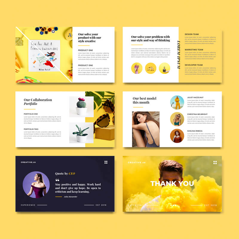 Presentación de productos electrónicos