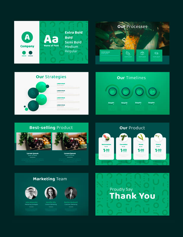 Presentación de empresas eco, sostenibles o de agricultura