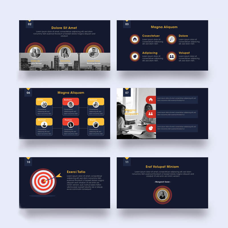 Presentación de informe anual para empresas