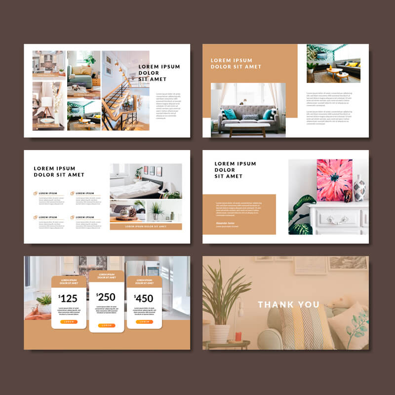 Presentación de productos para el hogar